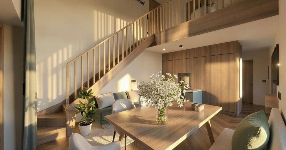 Living room, Dining area