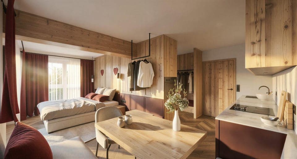 Bed, Photo of the whole room, Seating area