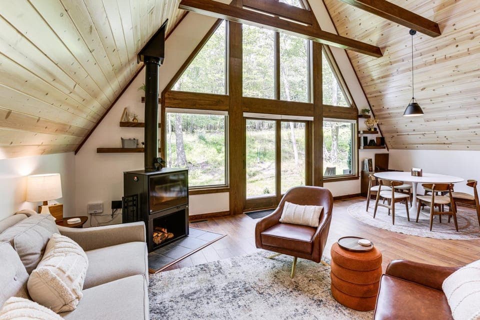 1 Mi to Resort Beach: Alpine Lake A-Frame! House in Garrett County