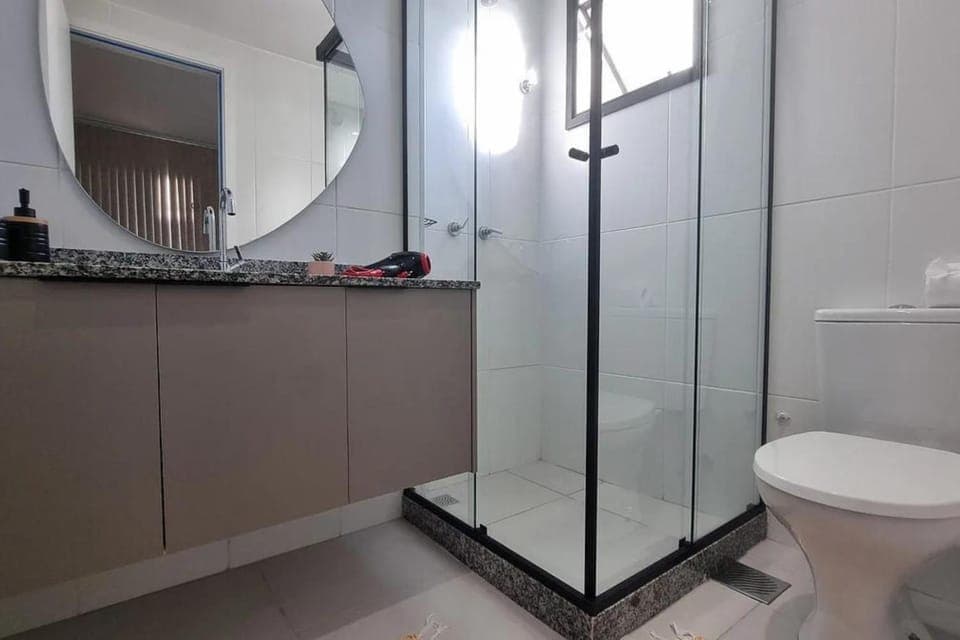 Bathroom, hair dryier