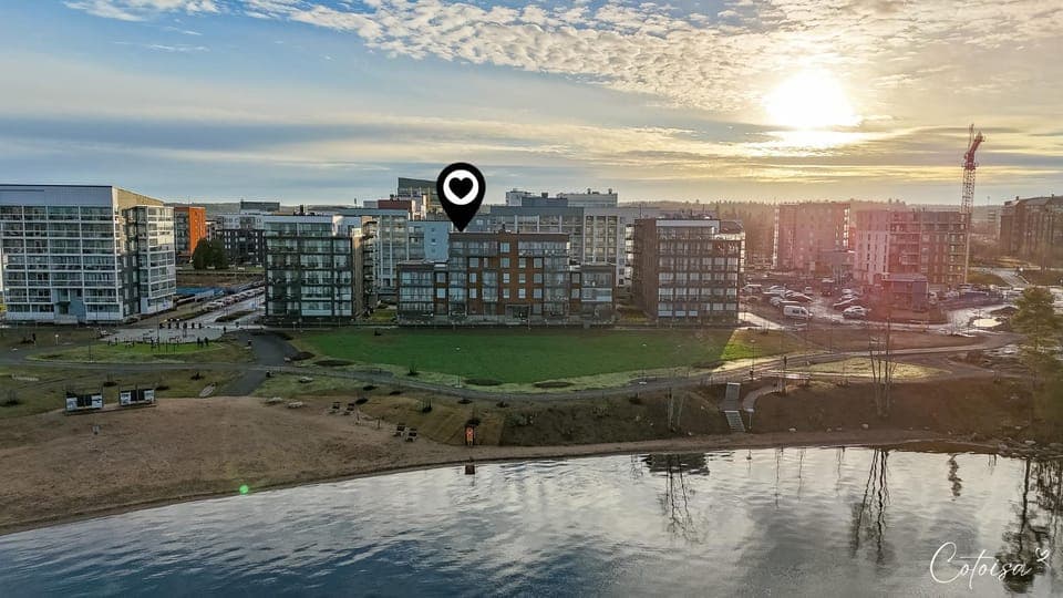 Property building, Beach, Lake view