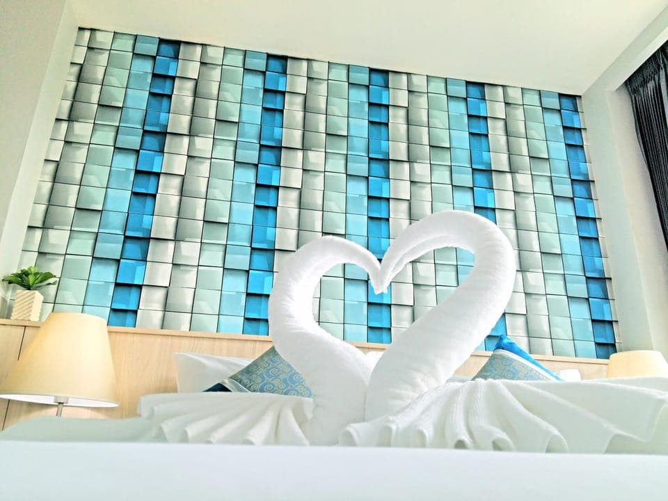 Bed, Photo of the whole room, Decorative detail, Bedroom