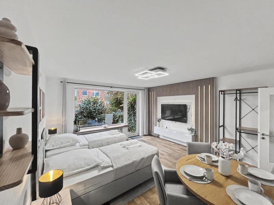 Bed, TV and multimedia