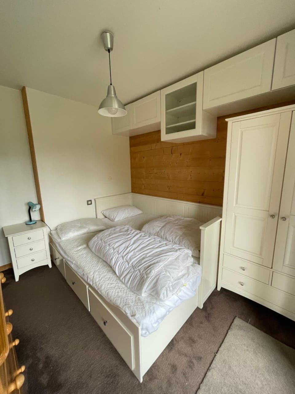 Bed, Photo of the whole room, Bedroom, towels, wardrobe