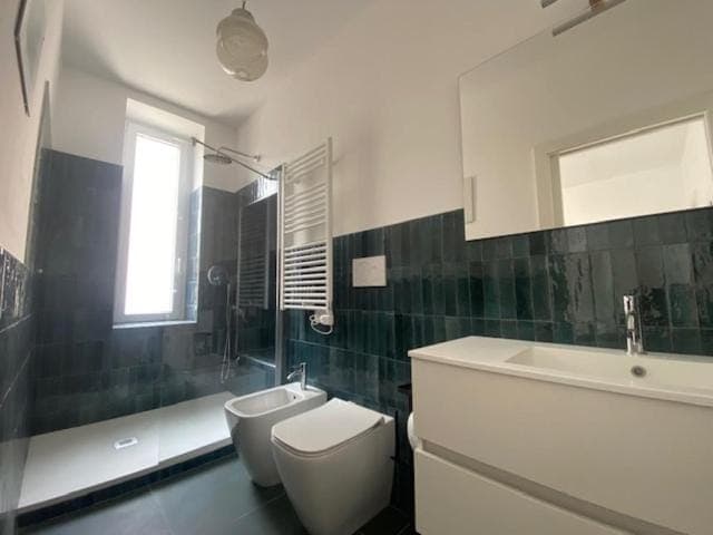 Shower, Toilet, Bathroom, bidet, towels