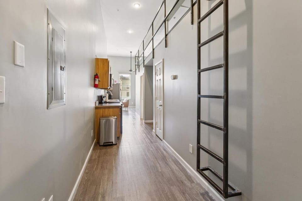 Rustic-Industrial Loft with Courthouse Views apts Apartment in Bloomington