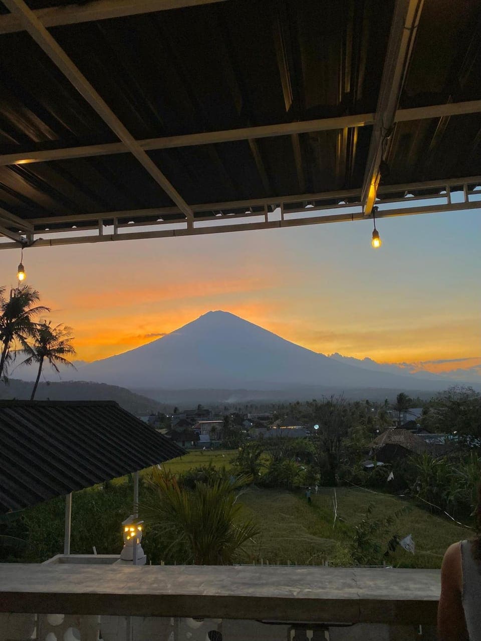 View (from property/room), Mountain view, Sunset