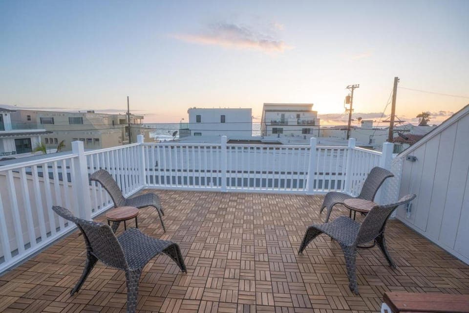 Patio, Balcony/Terrace, Sea view, Sunset