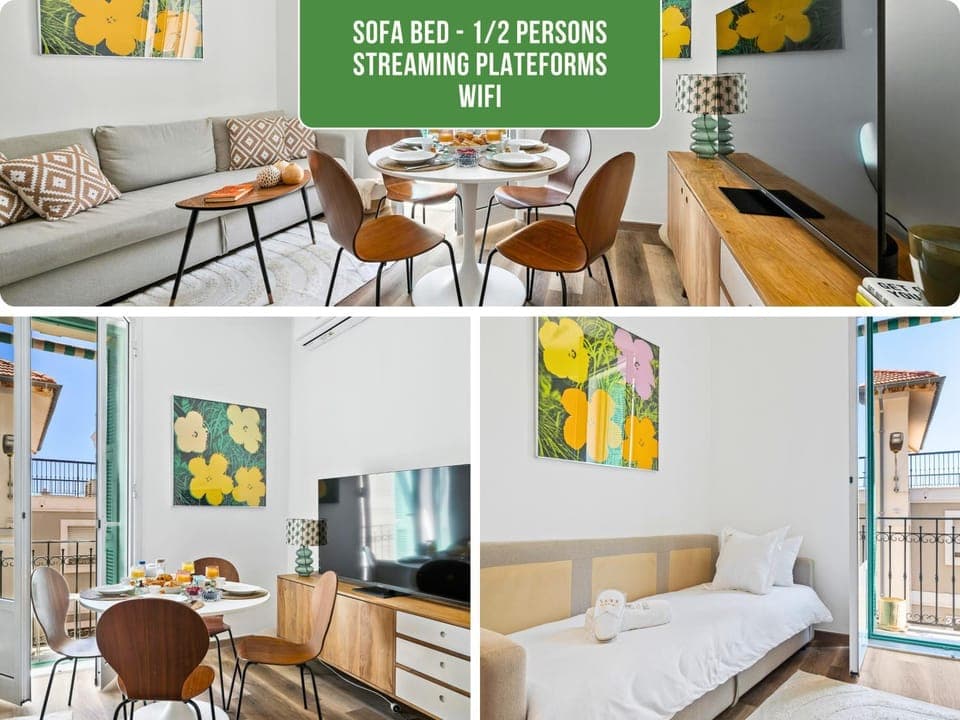 Communal lounge/ TV room, Bed, TV and multimedia, Living room, Seating area, Dining area