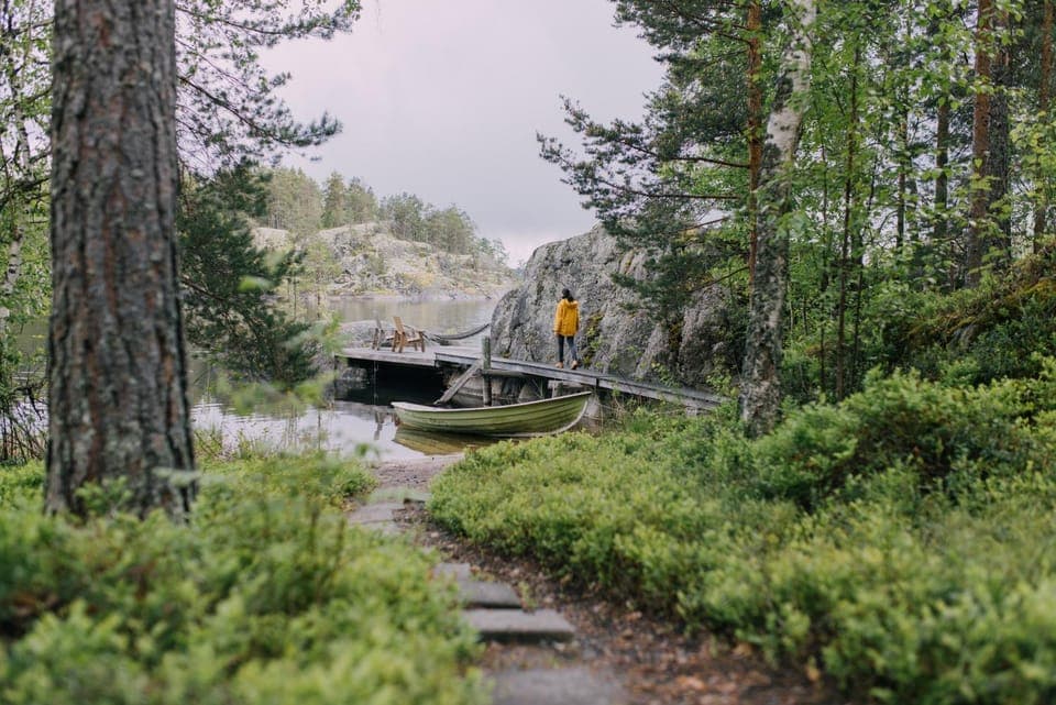Spring, Day, Natural landscape, Lake view