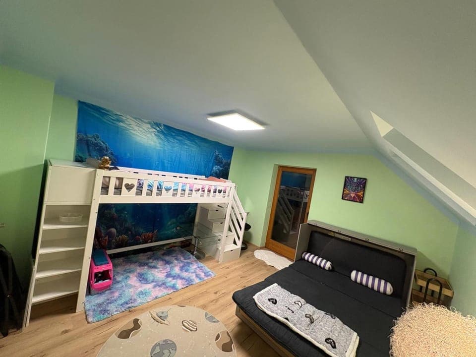 Bed, Photo of the whole room, Bedroom, bunk bed