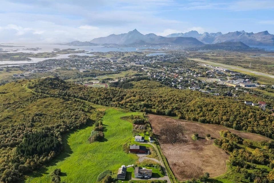 Natural landscape, Bird's eye view, Mountain view