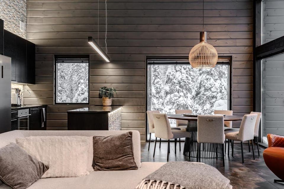 Living room, Seating area, Dining area