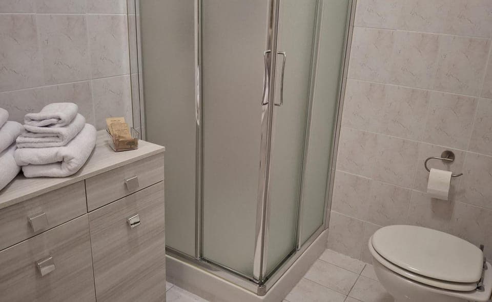 Shower, Toilet, Bathroom, towels