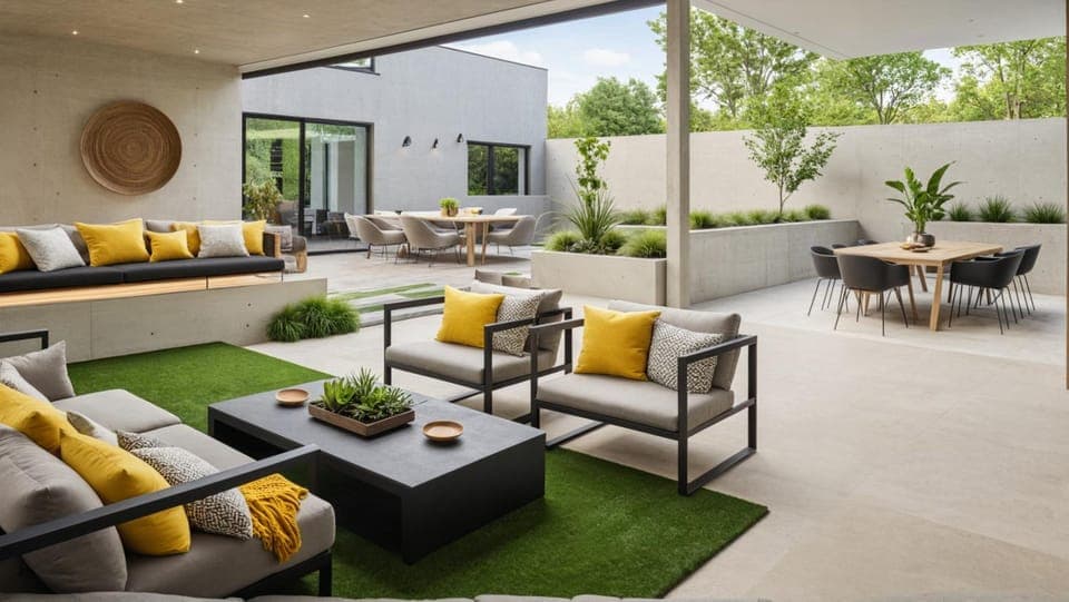 Garden, Seating area