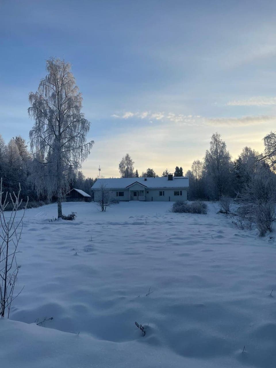 Property building, Day, Winter, Inner courtyard view