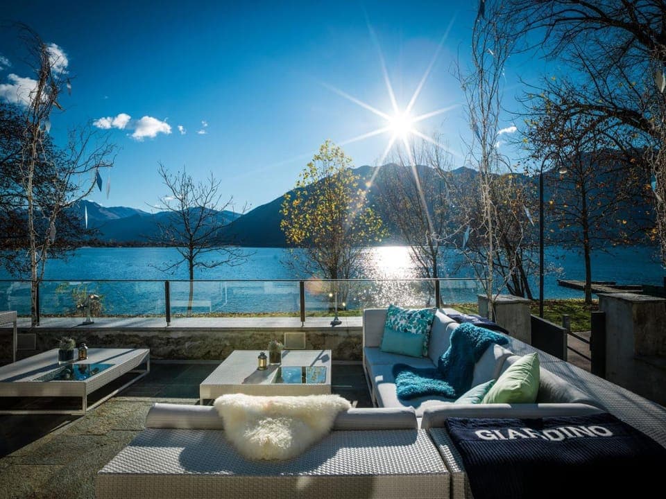 Day, Natural landscape, Autumn, Lake view, Mountain view