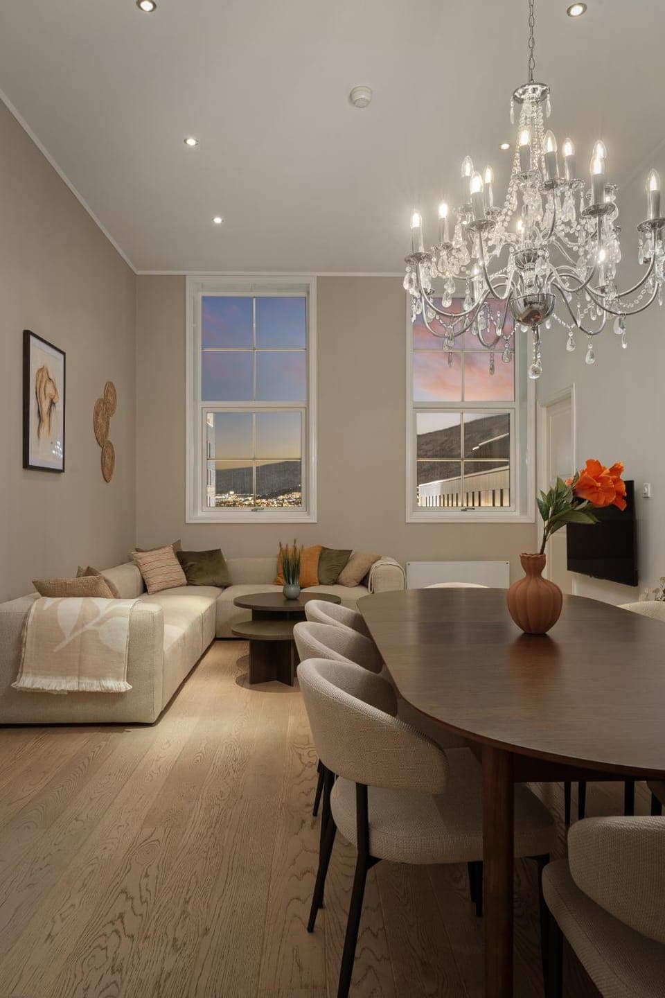 Living room, Seating area, Dining area