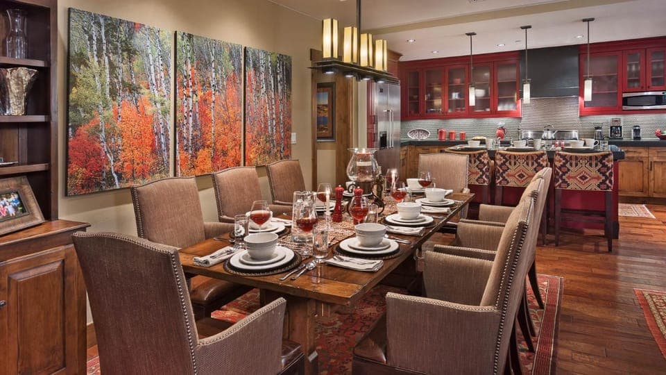 Dining area, furniture, kitchen