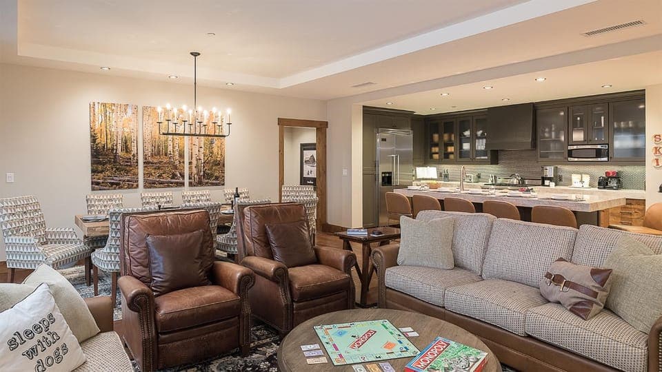 Seating area, furniture, microwave, storage