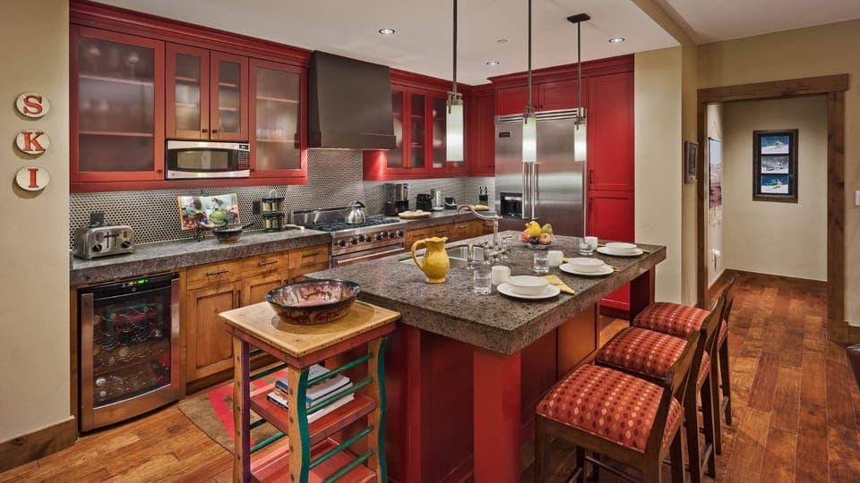 microwave, oven, storage, stove, kitchen