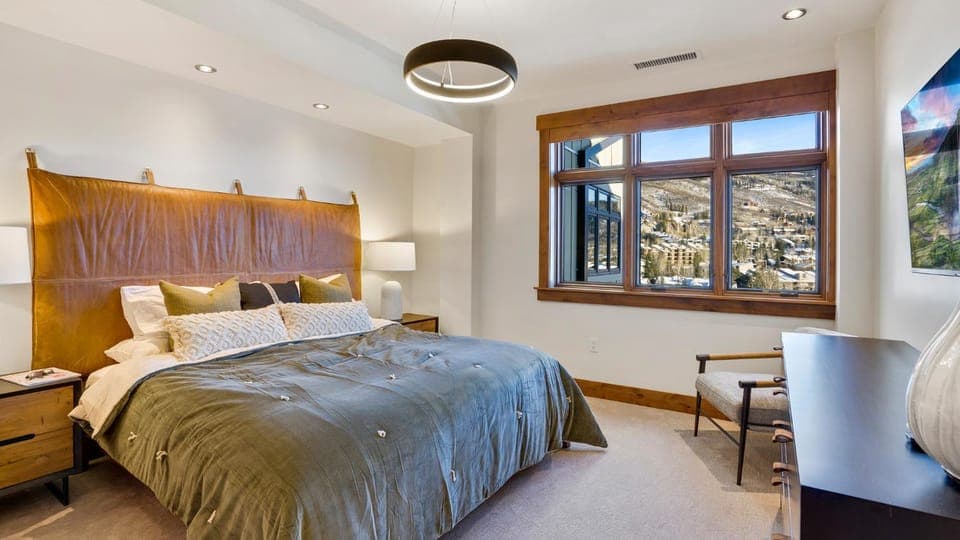 Bed, View (from property/room), Bedroom, air conditioner