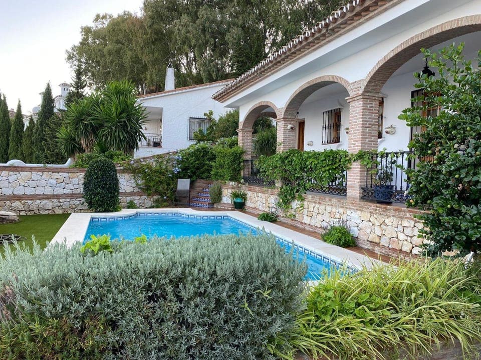 Property building, Living room, Swimming pool