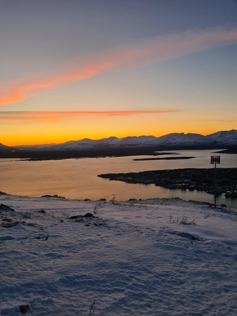 Day, Natural landscape, Lake view, Mountain view, Sunset
