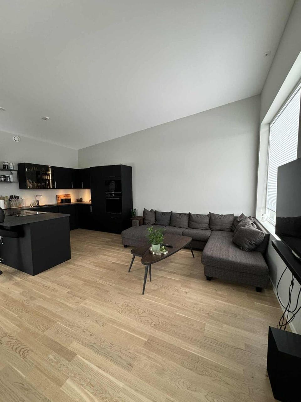 TV and multimedia, Kitchen or kitchenette, Living room, Seating area