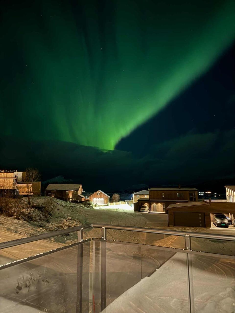 Night, Natural landscape, Winter, View (from property/room)