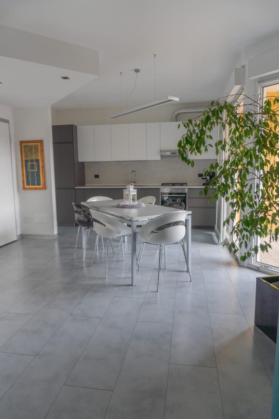 Kitchen or kitchenette, Living room