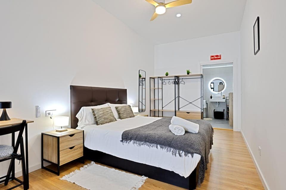 Bed, Bedroom, wardrobe