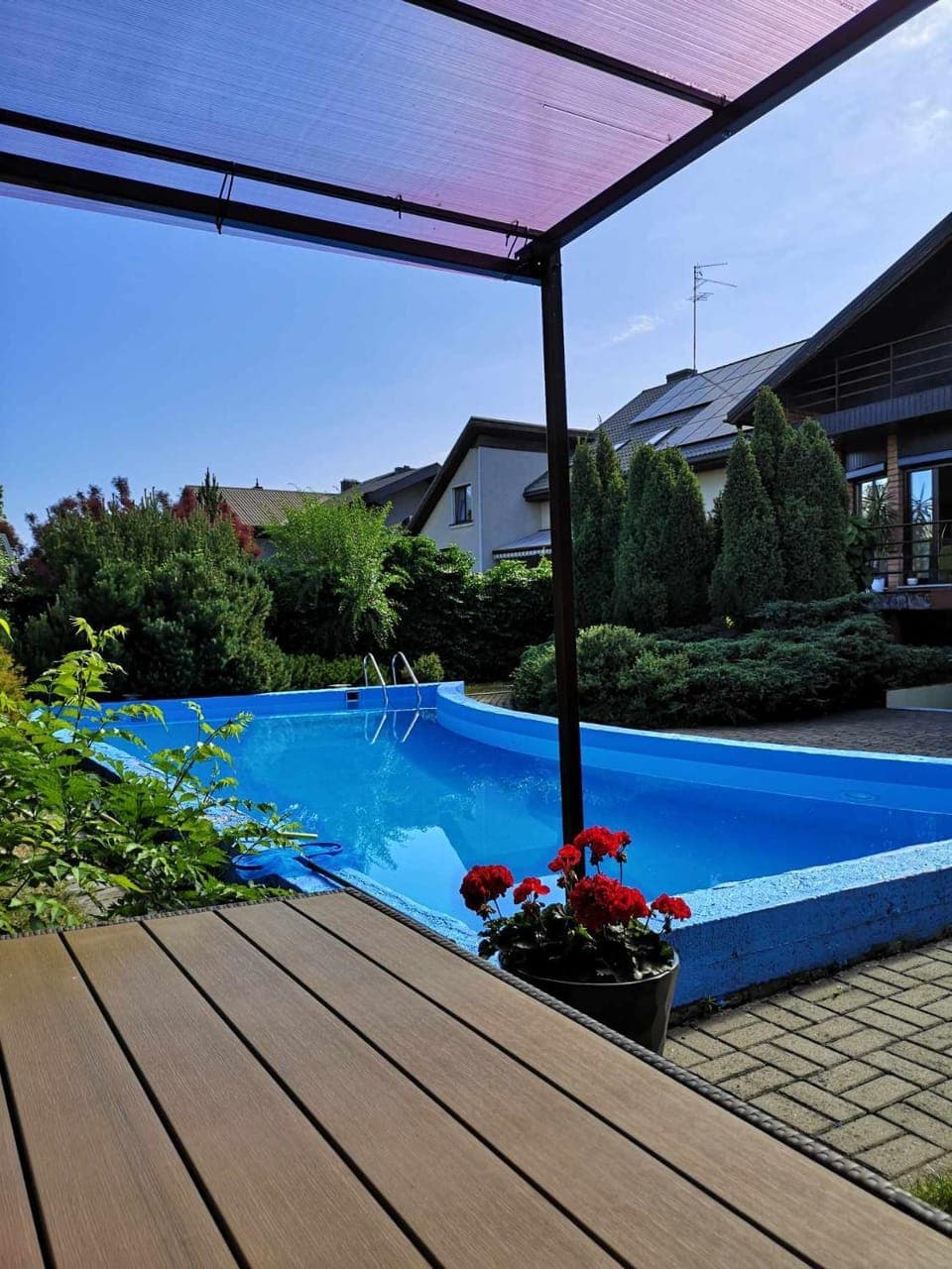 Property building, Pool view, Swimming pool