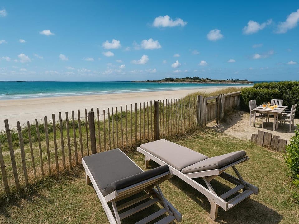 Day, Natural landscape, Beach, Sea view, sunbed