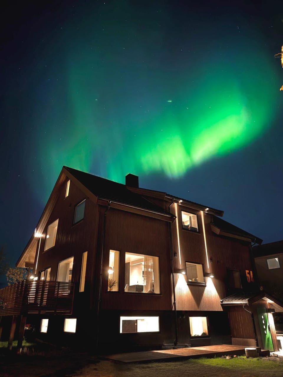 Property building, Night, Natural landscape