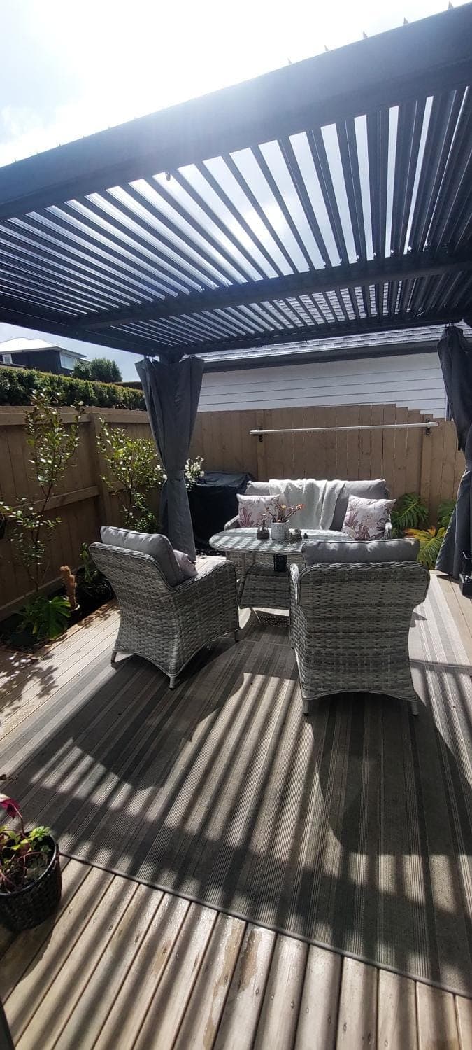 Patio, Garden, Seating area