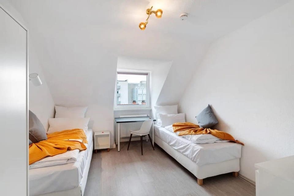 Property building, Living room, Bedroom