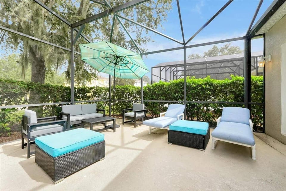 Resort Pool Spa Home Near Orlando Sleeps 10 House in Haines City