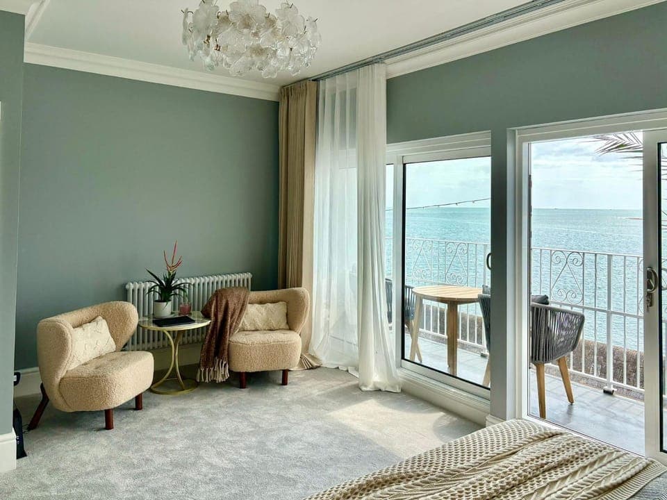 Balcony/Terrace, Photo of the whole room, Bedroom, Sea view
