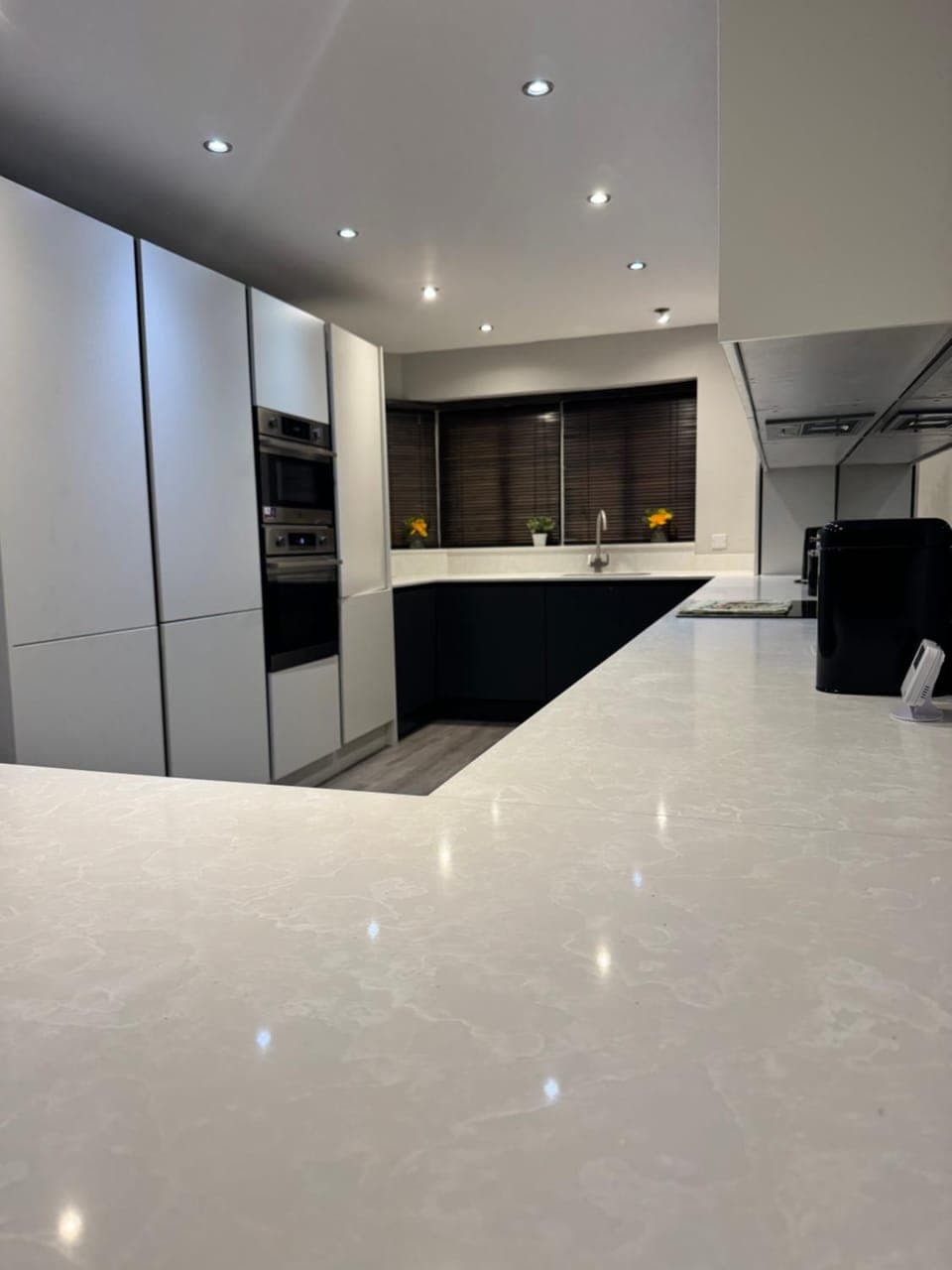 Kitchen or kitchenette, dishwasher, oven, stove