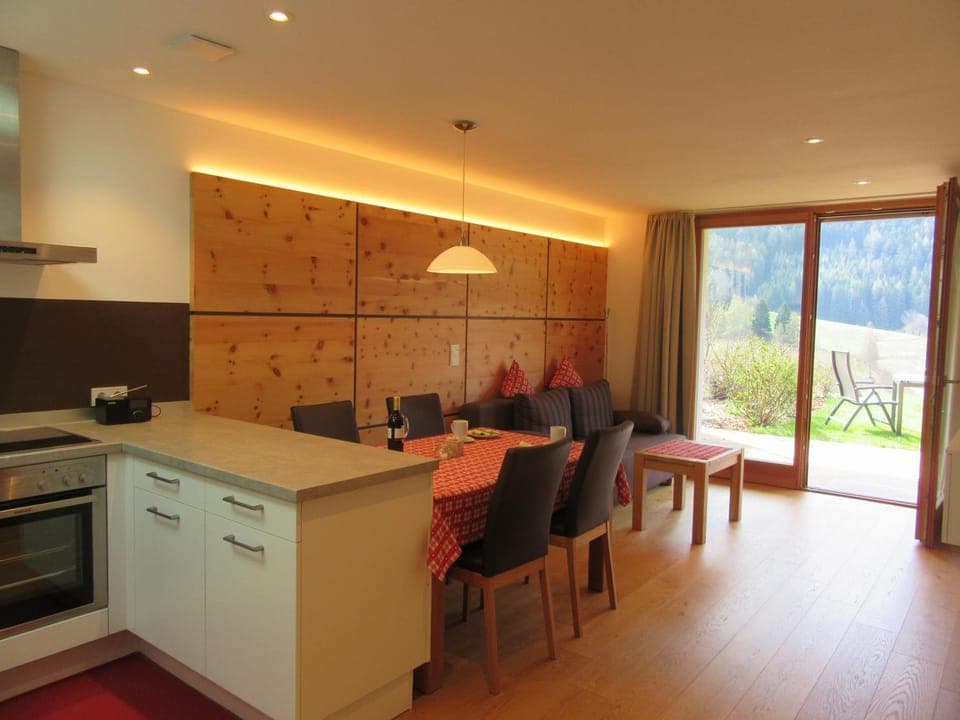 Living room, Seating area, Dining area