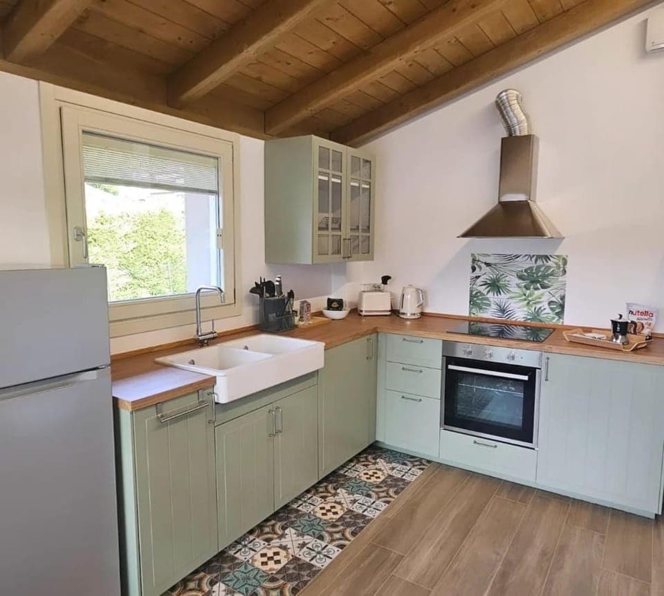 Kitchen or kitchenette, minibar, oven, pet friendly, stove, toaster