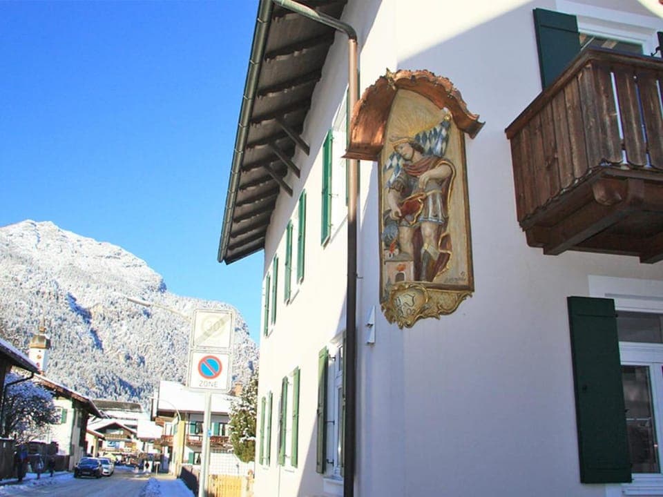 Property building, Winter, Mountain view