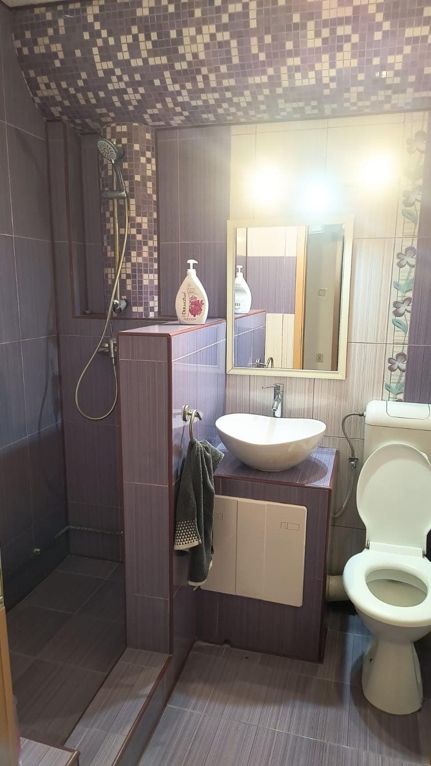 Shower, Toilet, Bathroom, towels