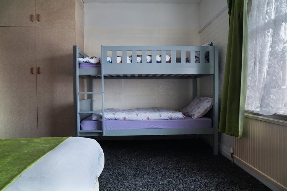 Bed, Photo of the whole room, Bedroom, bunk bed