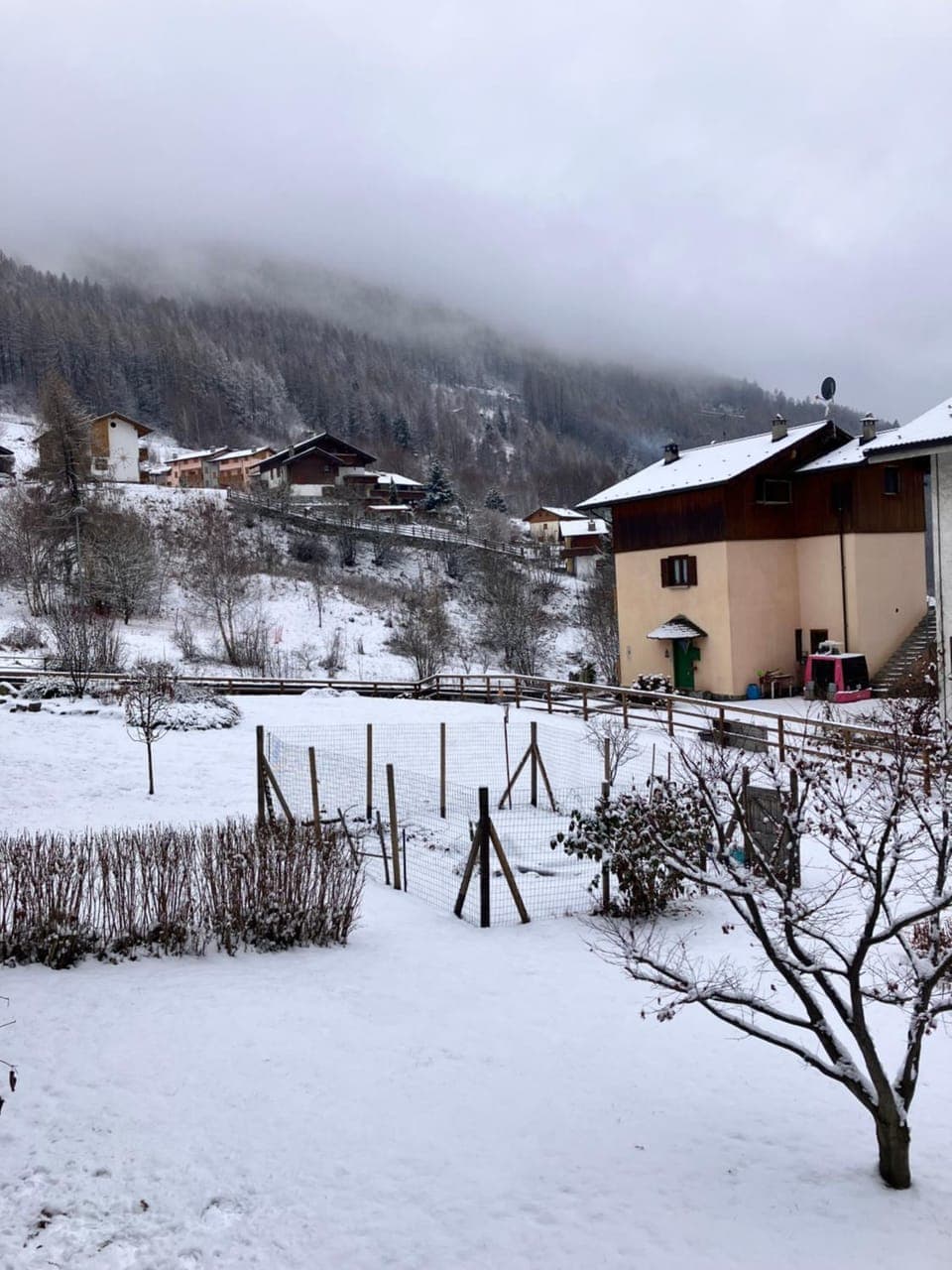 Day, Natural landscape, Winter, Mountain view