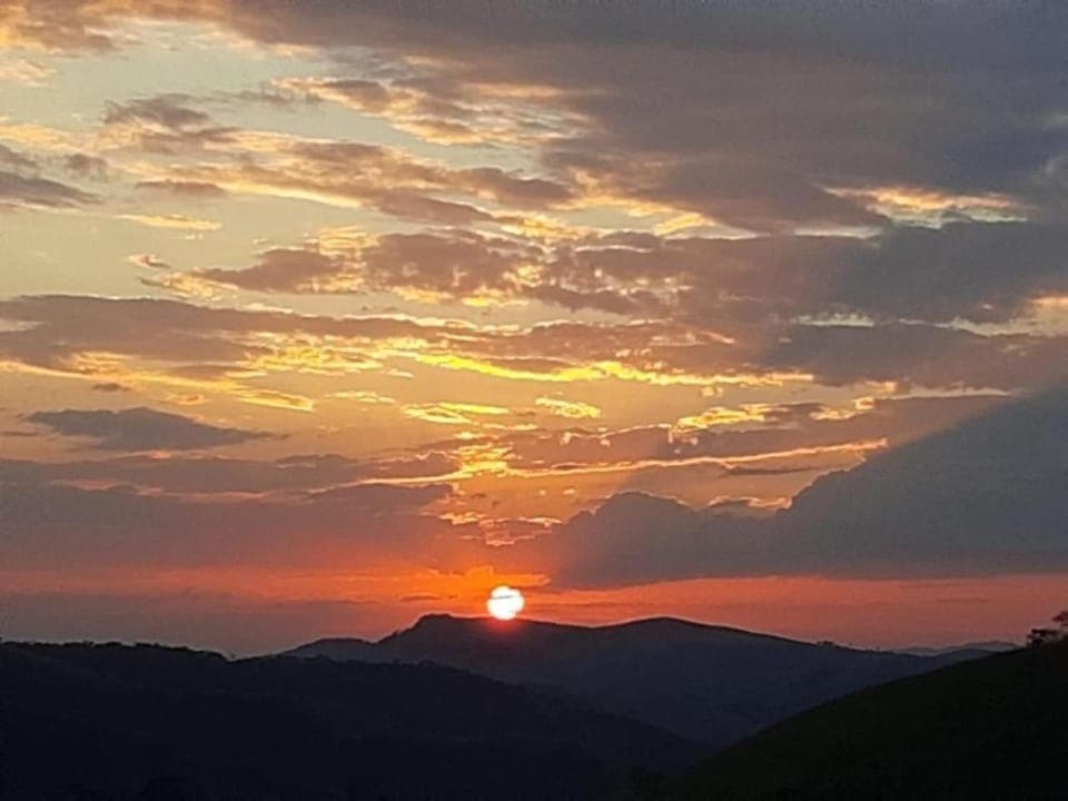 Mountain view, Sunset