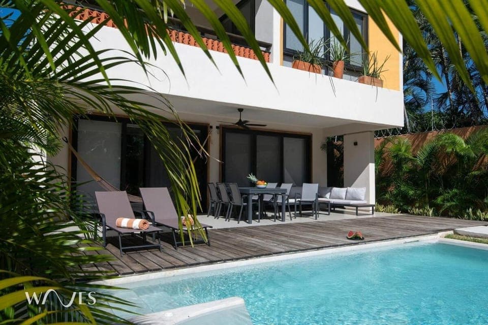 Property building, Patio, Swimming pool