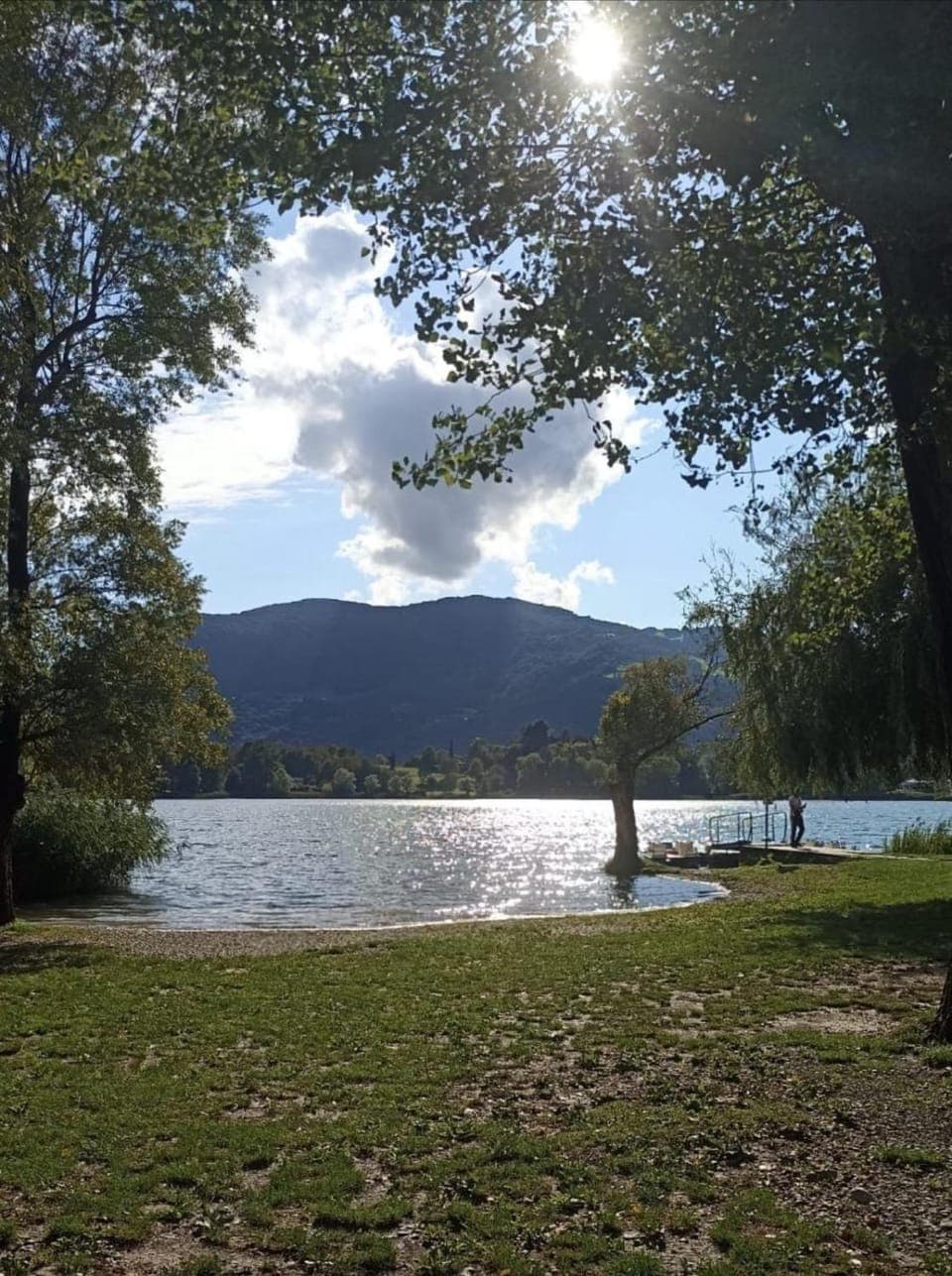 Nearby landmark, Spring, Day, Natural landscape, Lake view, Mountain view