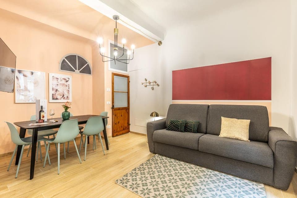 Living room, Seating area, Dining area